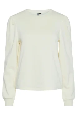 Sudadera lisa con fruncido