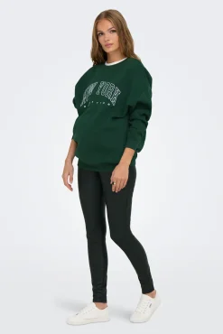 Sudadera maternity detalle texto frontal