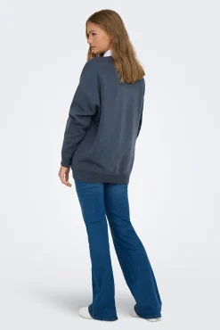 Sudadera maternity detalle texto frontal