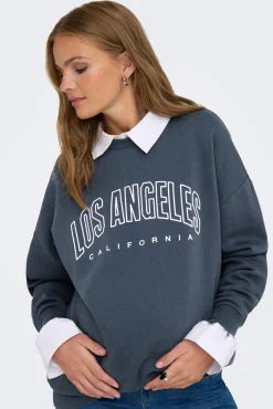 Sudadera maternity detalle texto frontal
