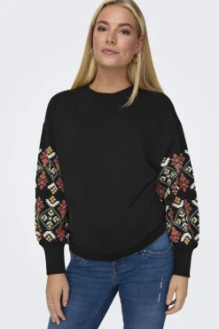 Sudadera oversized premamá con detalle en mangas