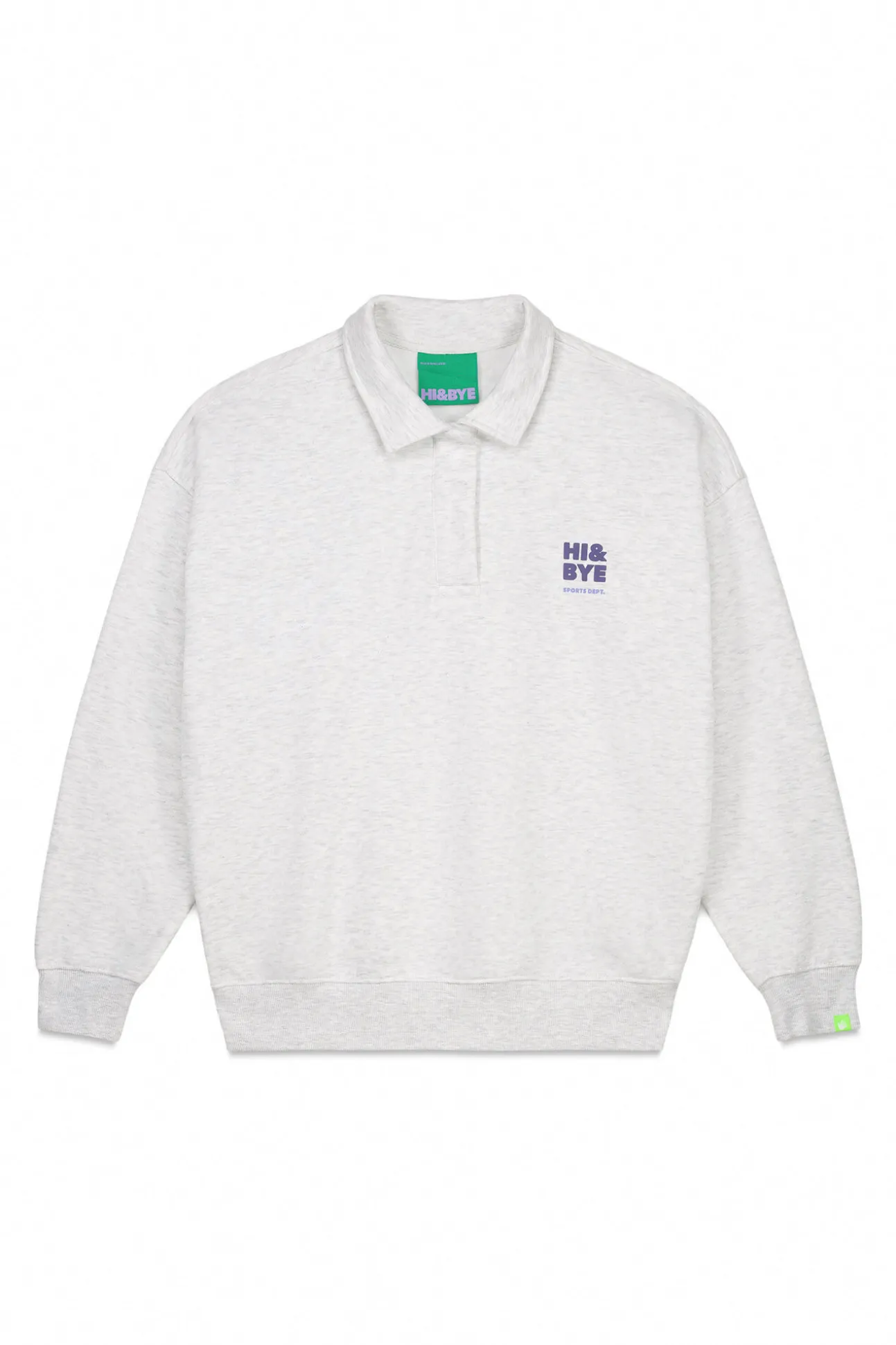 Sudadera polo felpa gris oscuro