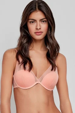 Sujetador bralette encaje coral