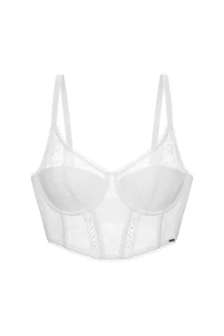 Sujetador bustier blanco