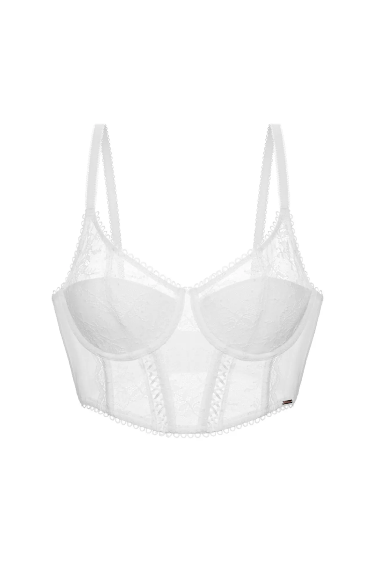 Sujetador bustier blanco