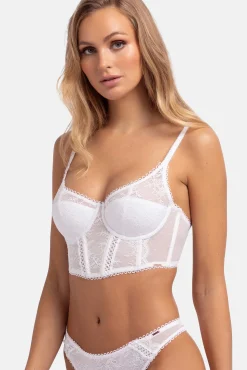 Sujetador bustier blanco