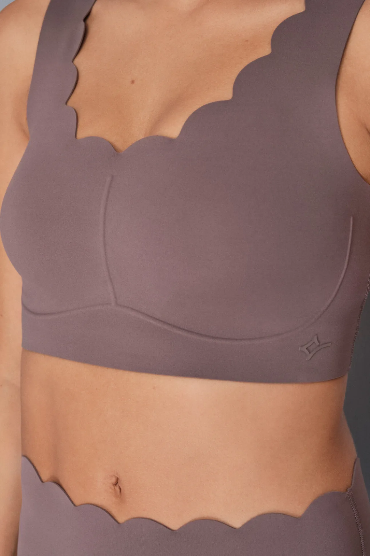 Sujetador deportivo COMPRESSIVE marrón