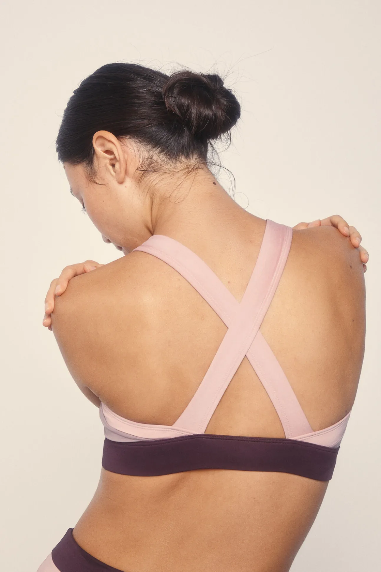 Sujetador deportivo 4D STRETCH block rosa