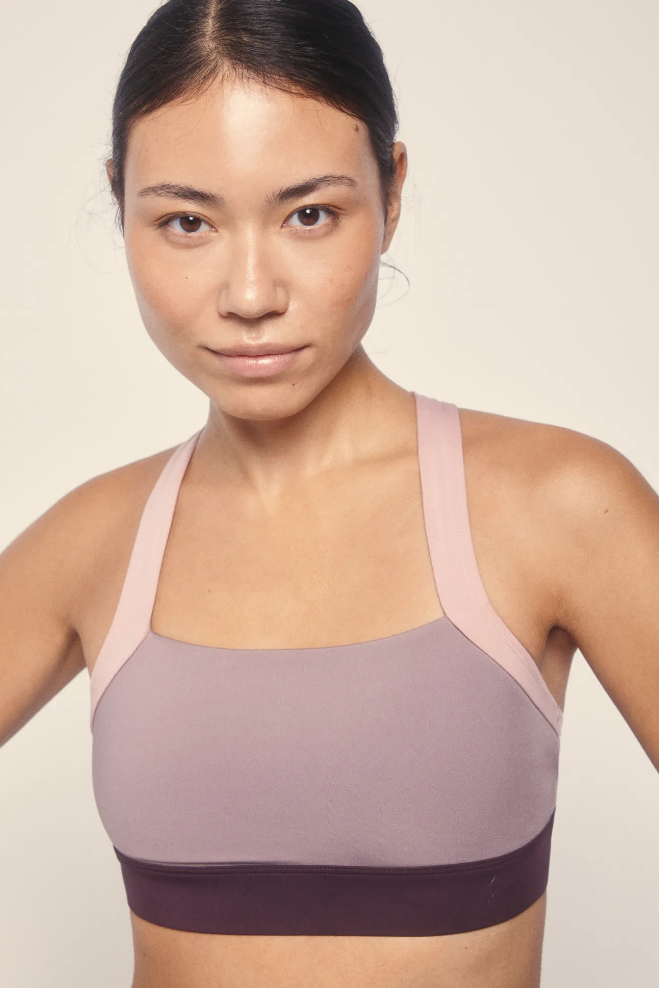 Sujetador deportivo 4D STRETCH block rosa