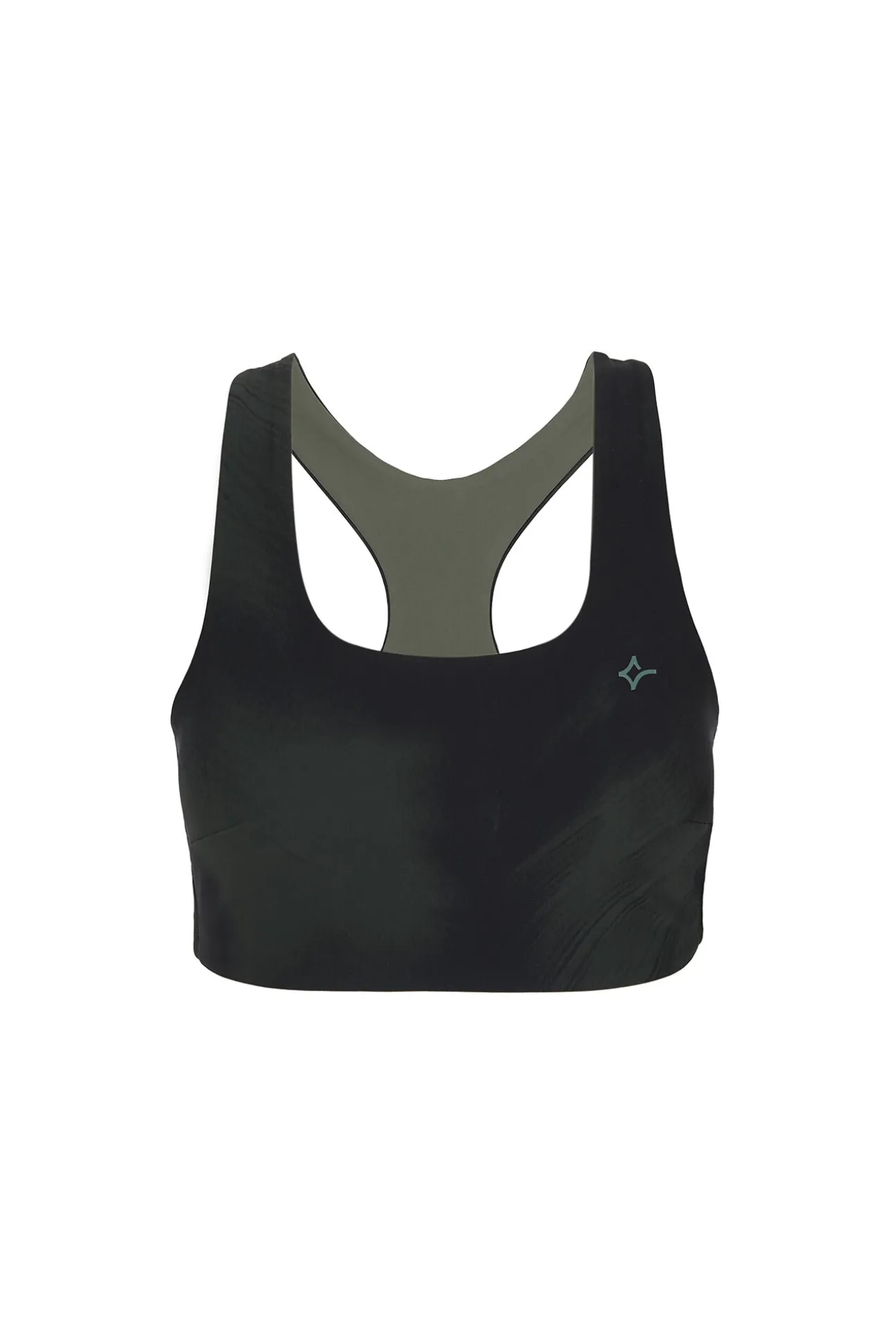 Sujetador deportivo 4D STRECH estampado verde