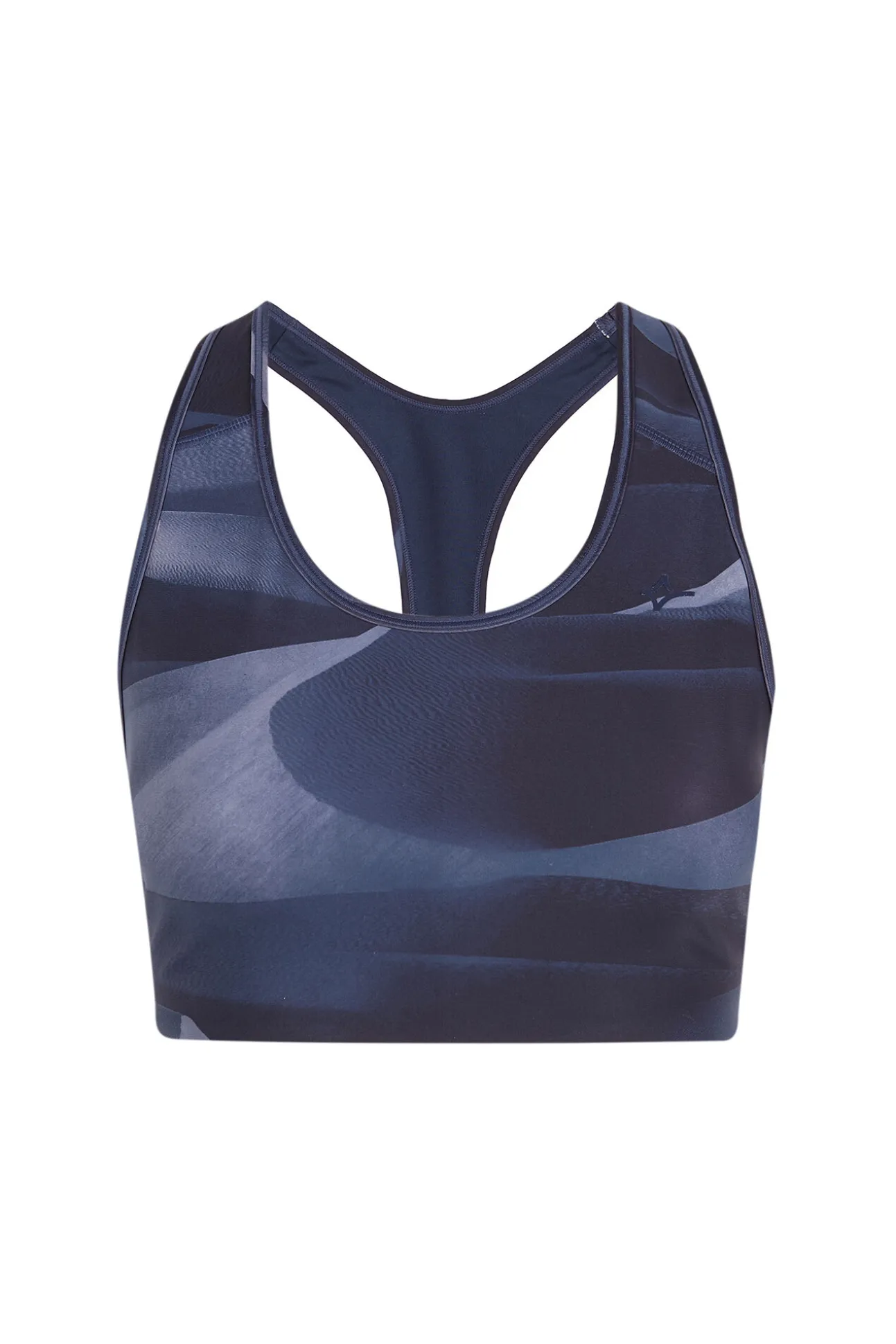 Sujetador deportivo 4D STRETCH estampado azul