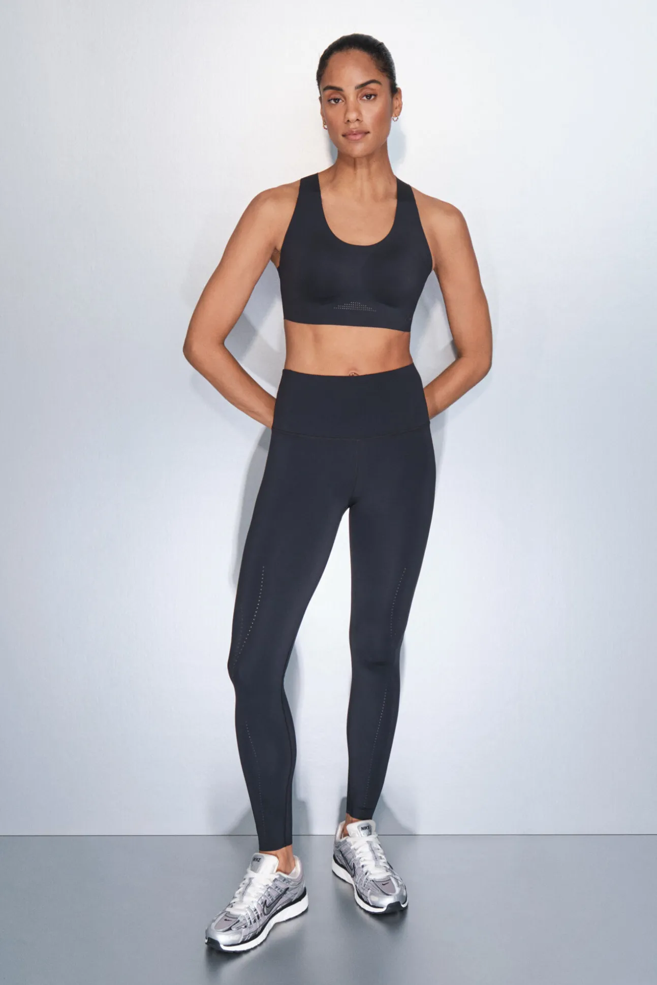 Sujetador deportivo negro Compressive