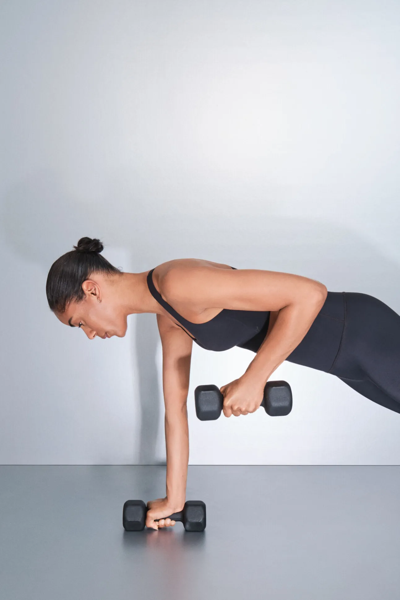 Sujetador deportivo negro Compressive