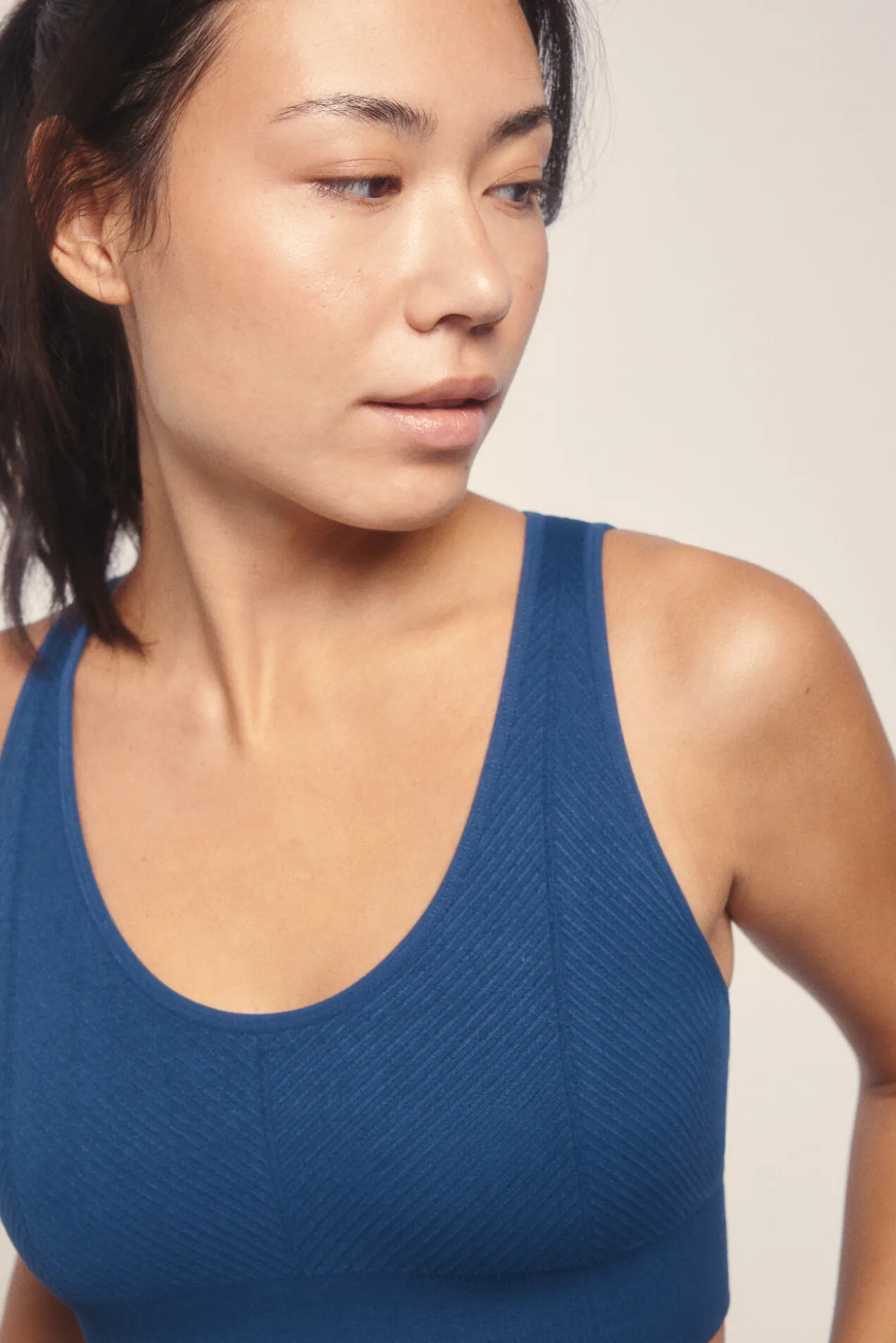 Sujetador deportivo SEAMLESS COMFORT azul navy