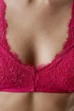 Sujetador halter de encaje Dulcet