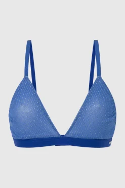Sujetador lúrex estampado