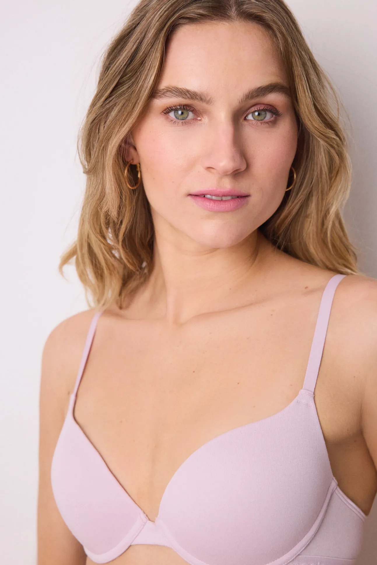 Sujetador push up GORGEOUS algodón rosa