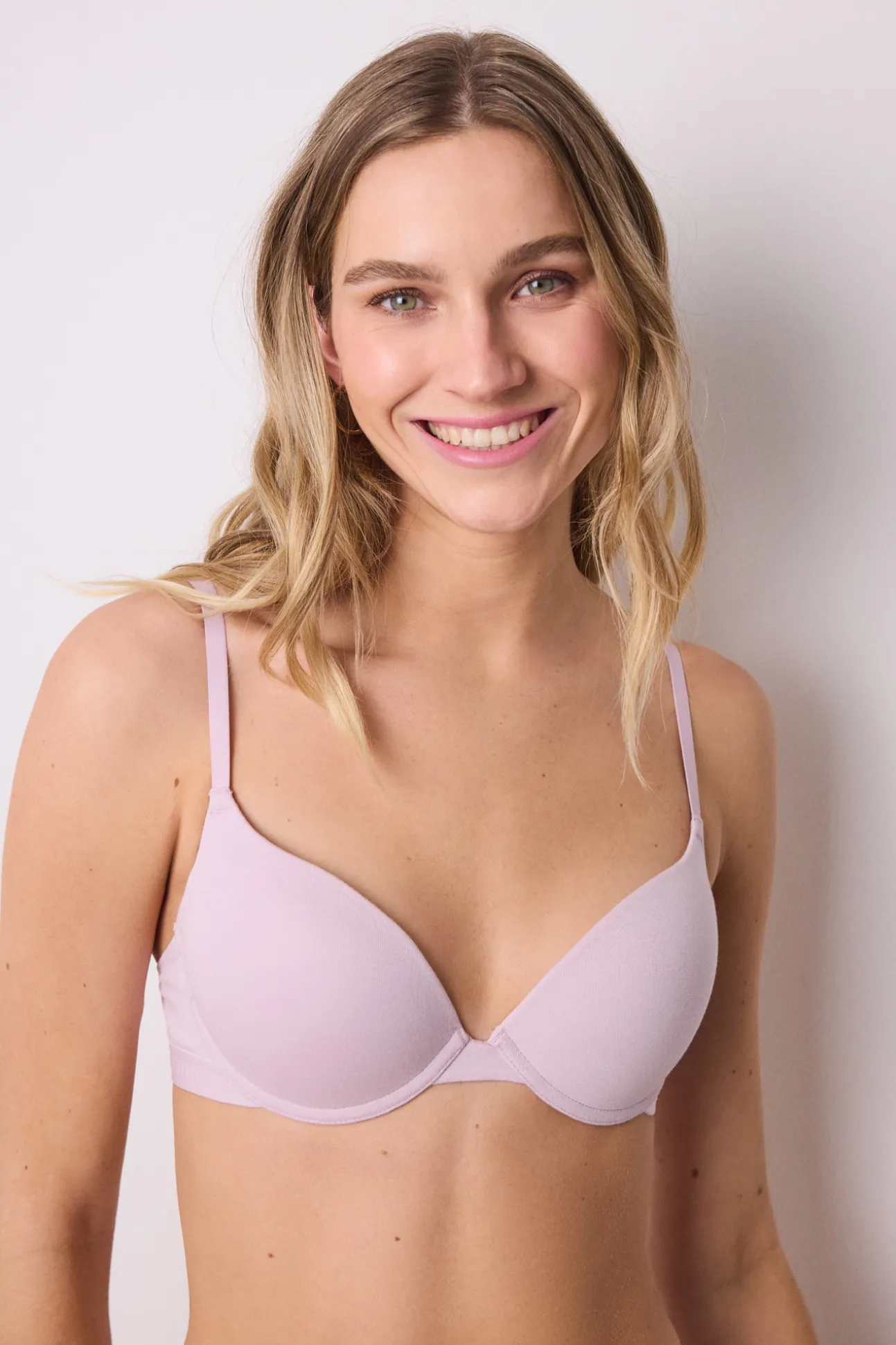 Sujetador push up GORGEOUS algodón rosa