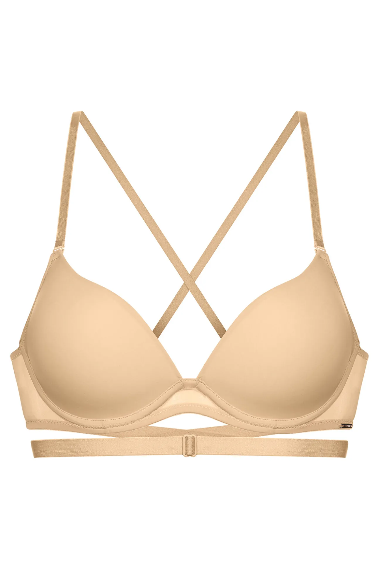 Sujetador push up multiposición nude