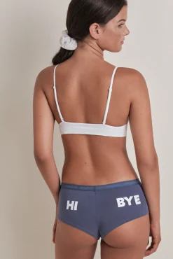 Sujetador seamless triangular blanco