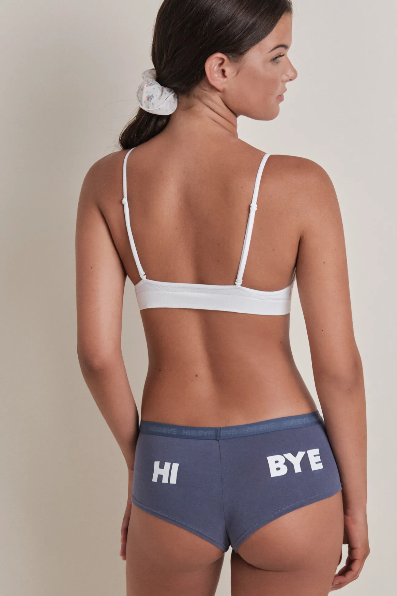 Sujetador seamless triangular blanco