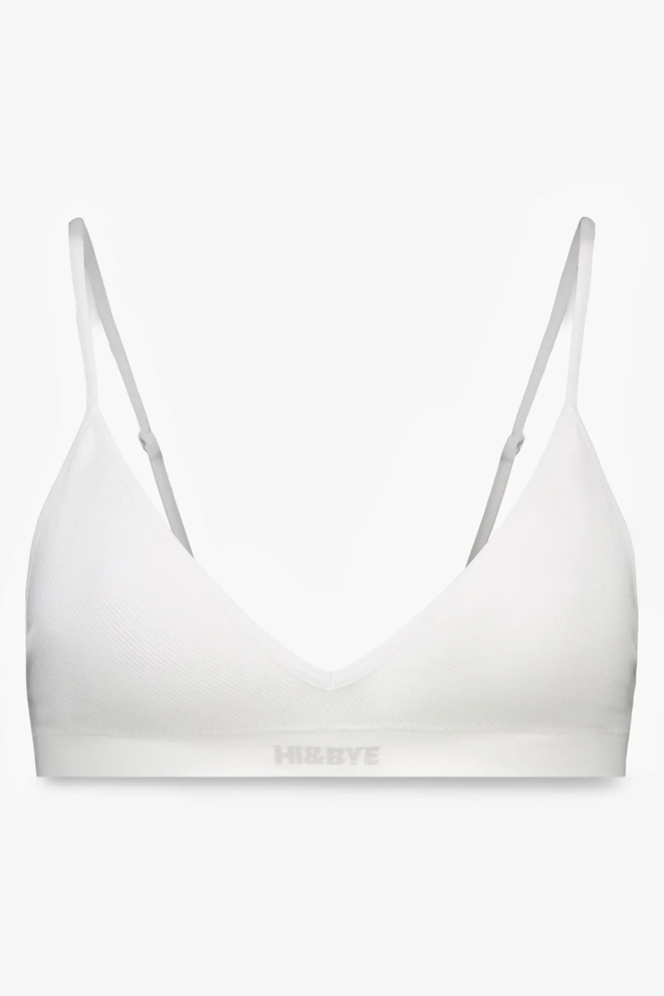 Sujetador seamless triangular blanco