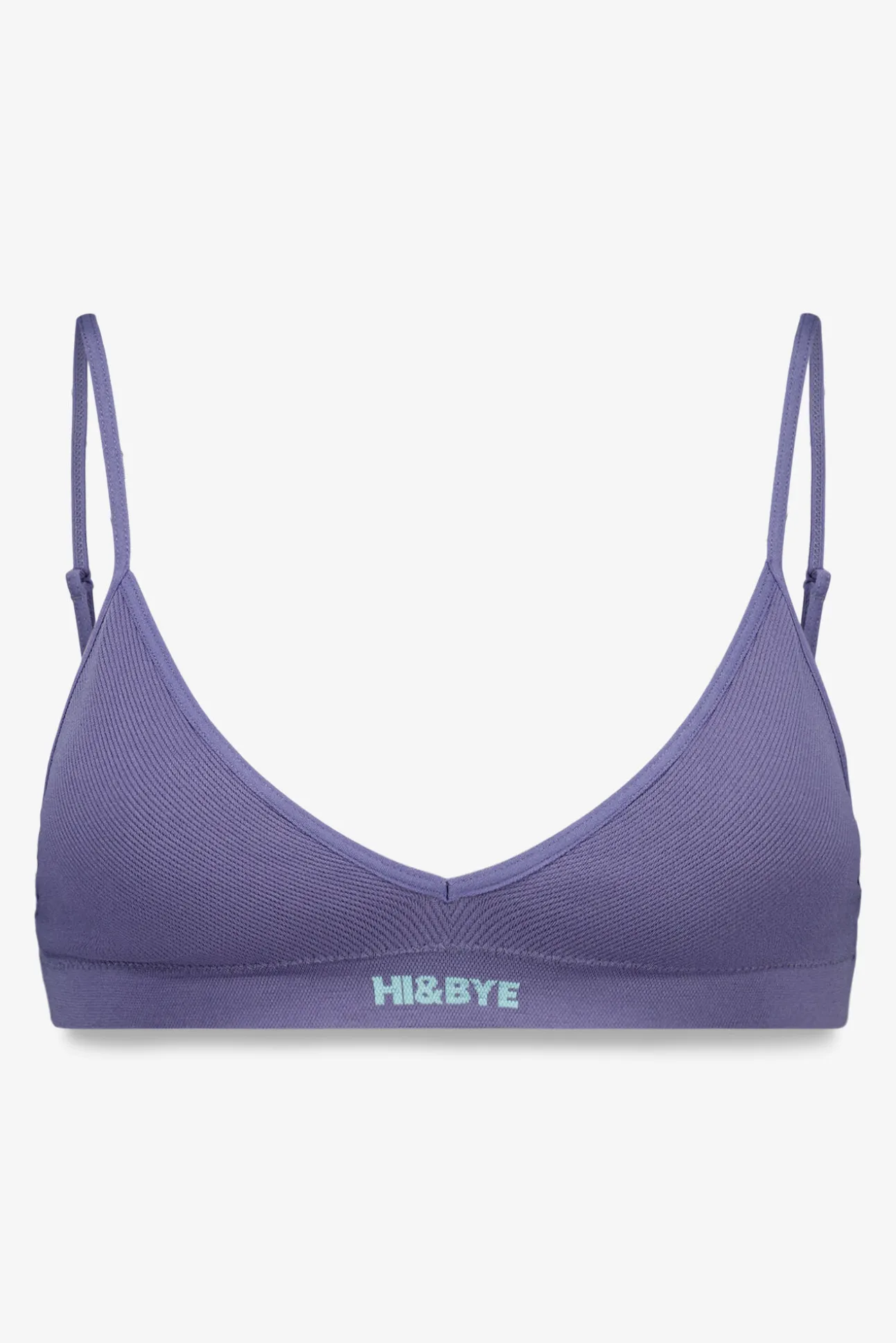 Sujetador seamless triangular azul
