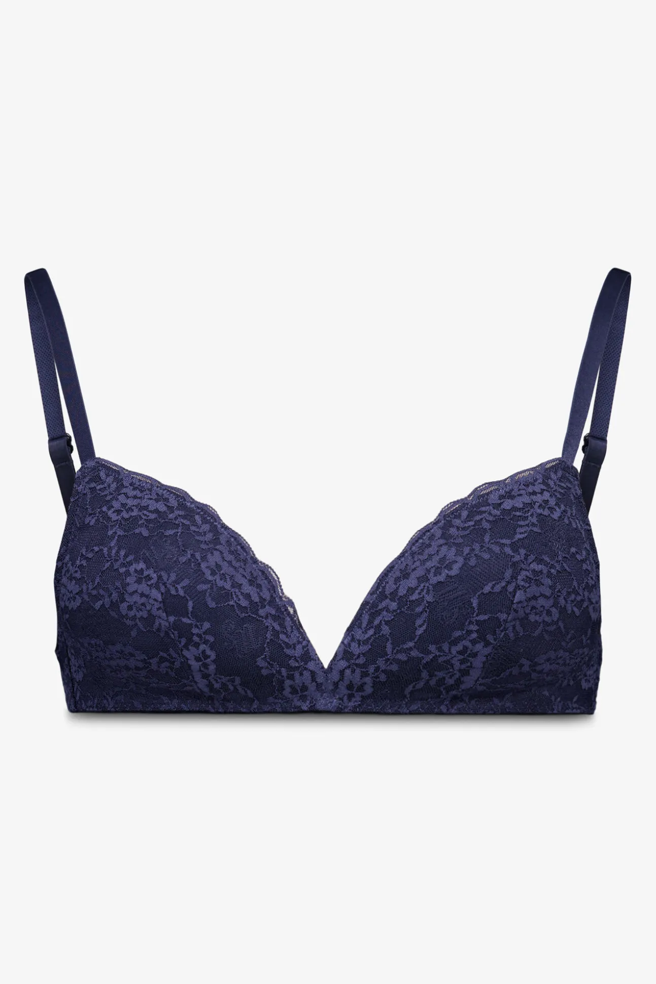 Sujetador triangular CHARMING encaje azul oscuro