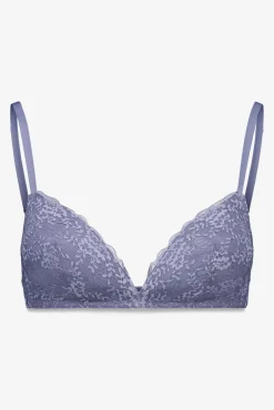 Sujetador triangular CHARMING encaje azul