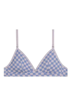 Sujetador triangular de niña estampado sin aros y copas removibles