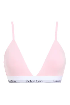 Sujetador triangular logo Calvin Klein verde