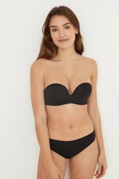 SUPERB Sujetador sin tirantes súper push up microfibra
