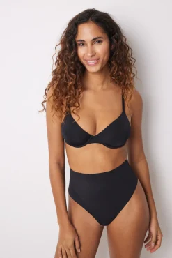 Tanga alta reductor y push up negro