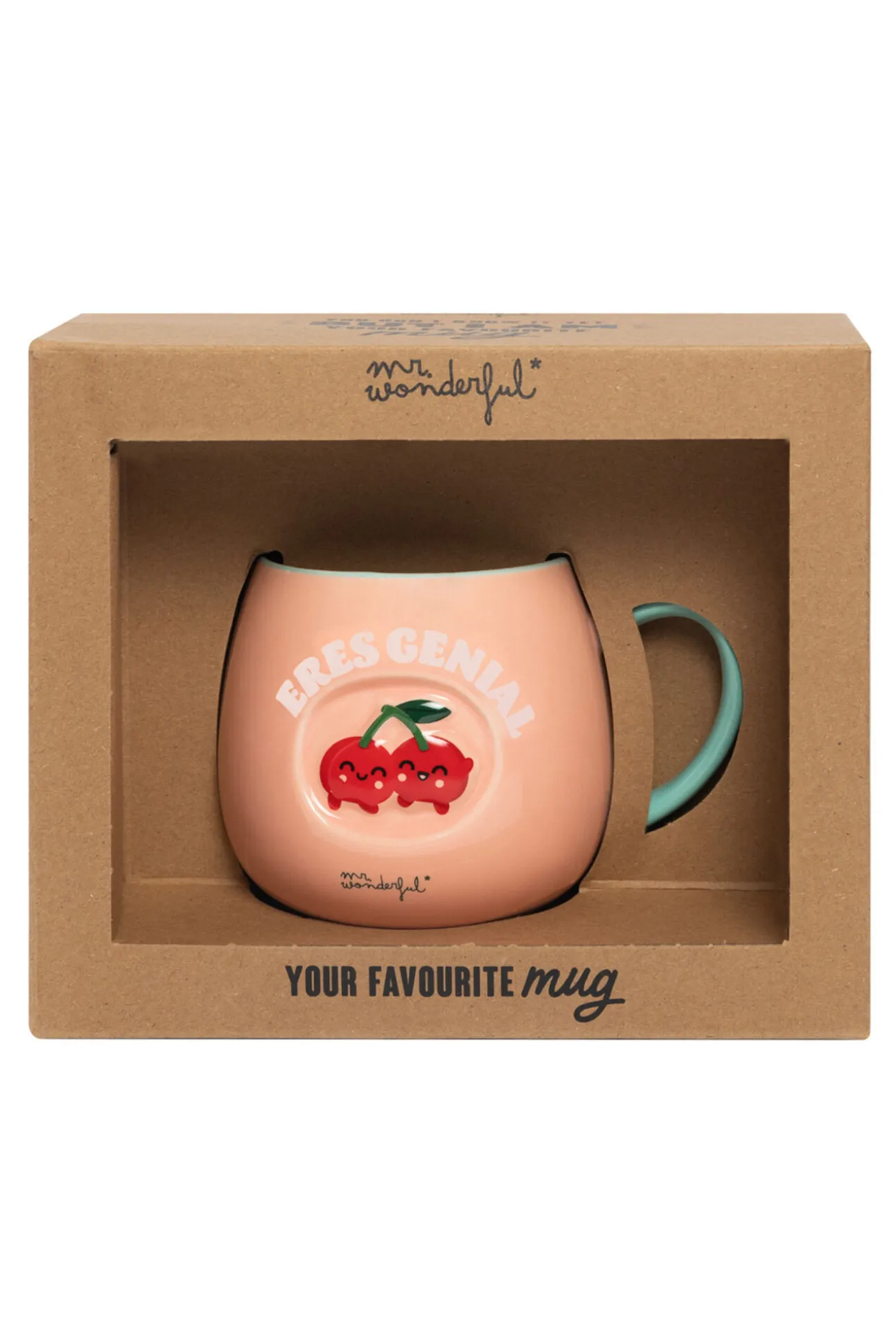 Taza Cerezas 3D - Eres genial