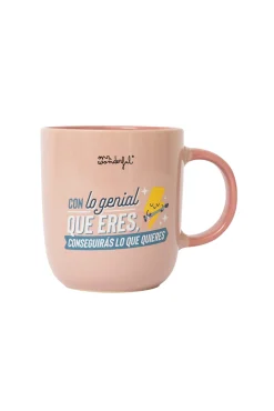 Taza Con lo genial que eres, conseguirás lo que quieres