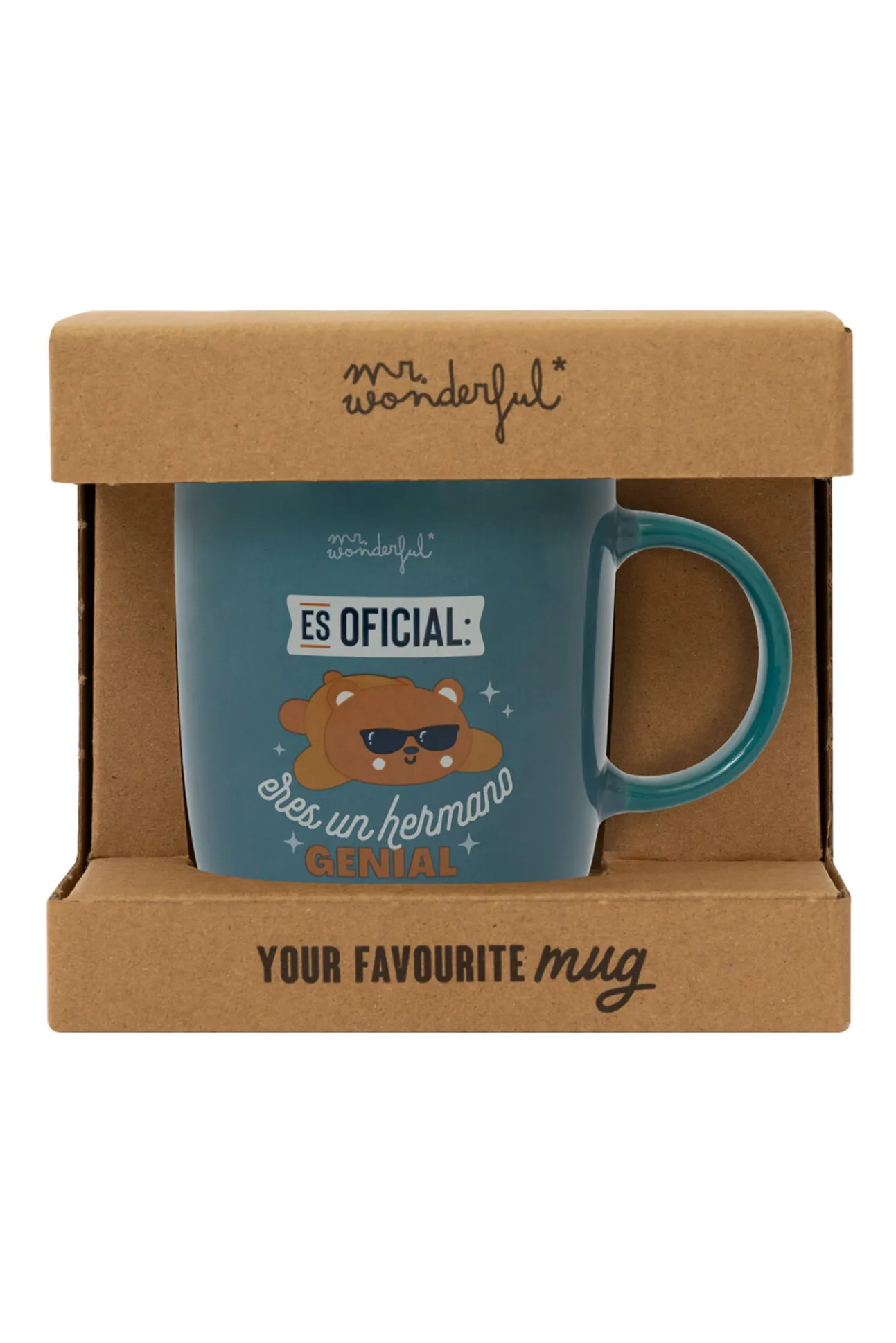 Taza Es oficial: eres un hermano genial