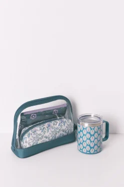 Taza térmica estampada verde