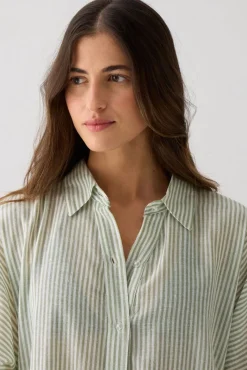 Túnica algodón rayas