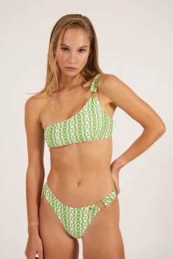 Top bikini asimétrico aro Lea