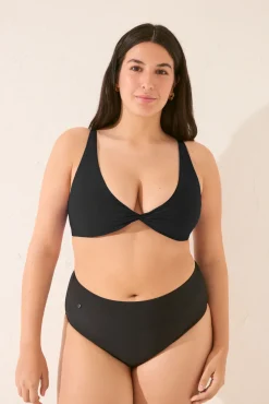 Top bikini halter capacidad negro