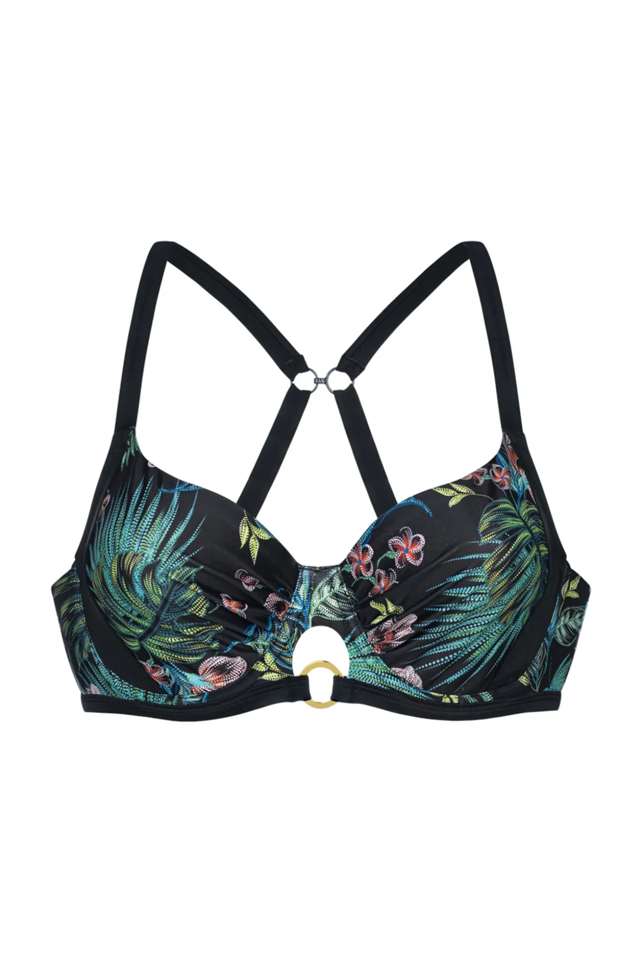 Top de bikini flores