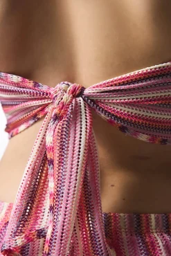 Top de bikini rayas