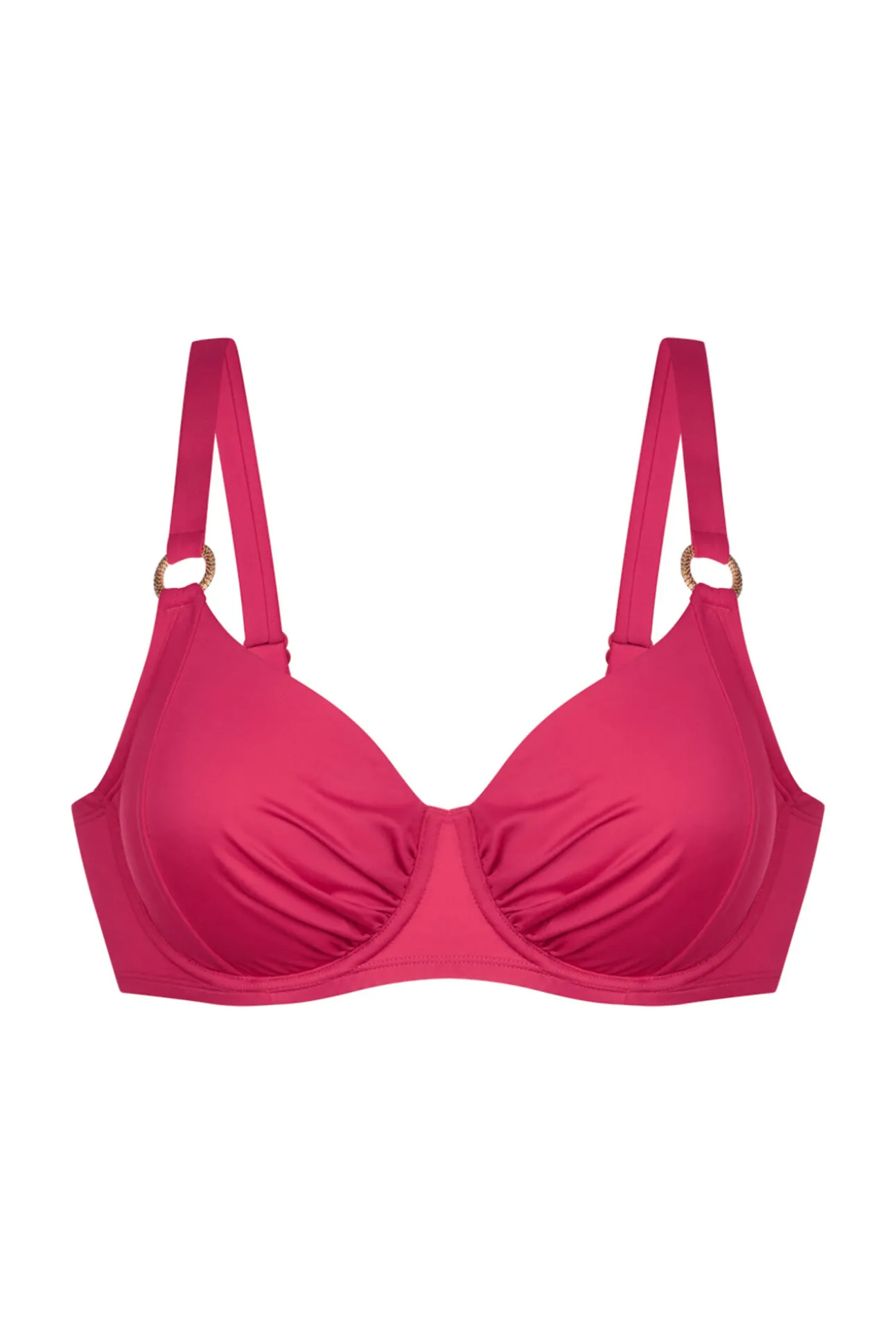 Top de bikini rosa