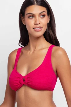 Top de bikini rosa
