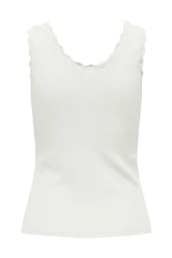 Top de lurex cuello redondo escotado