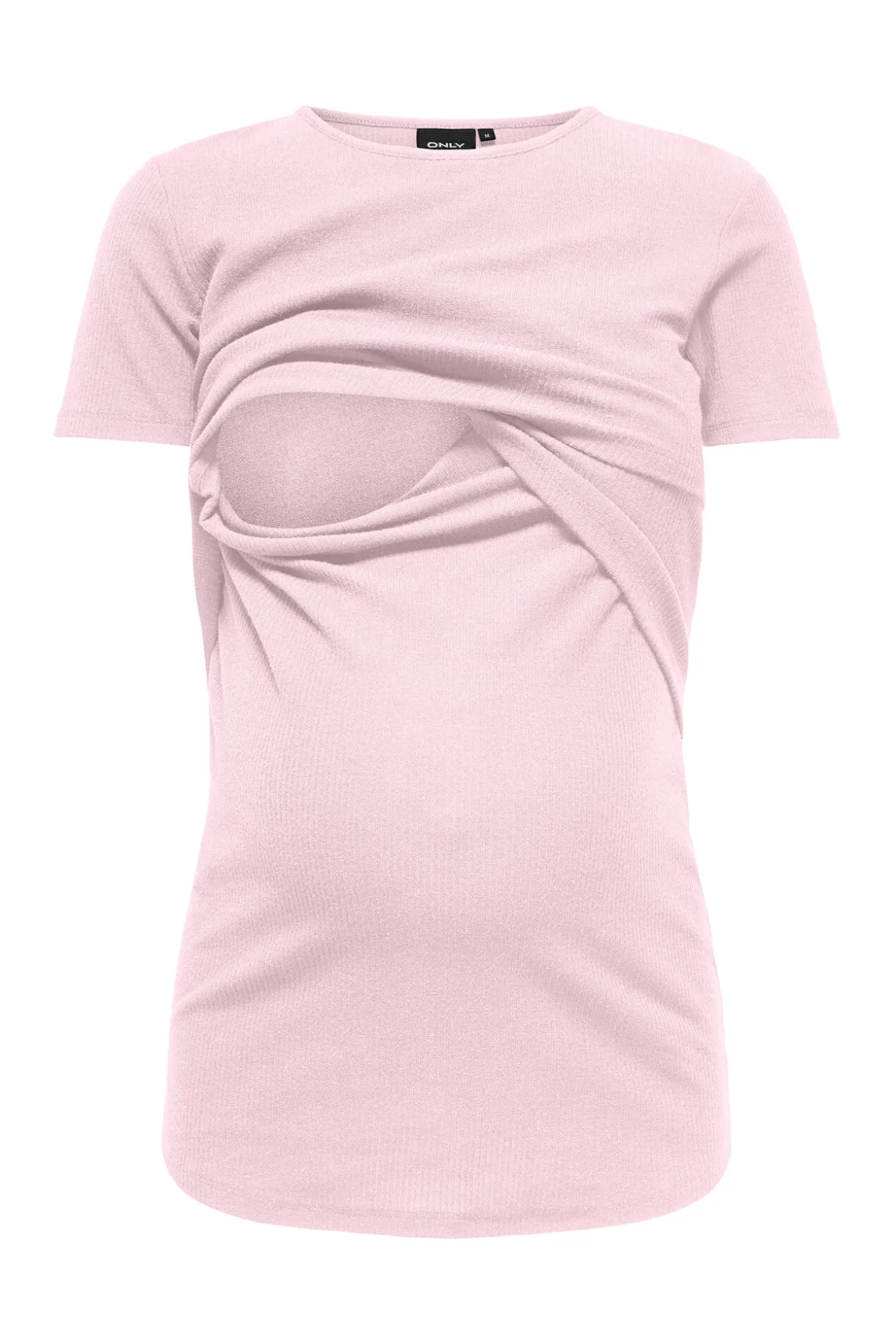 Top de manga corta cuello redondo maternity y lactancia