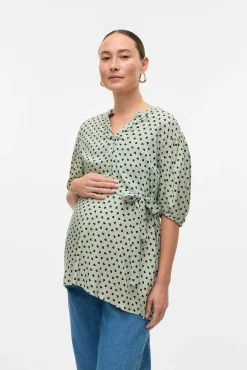 Top de manga corta maternity y lactancia