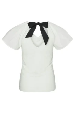 Top de manga corta maternity