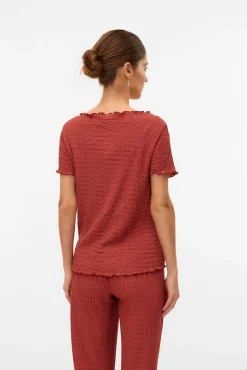 Top de manga corta maternity