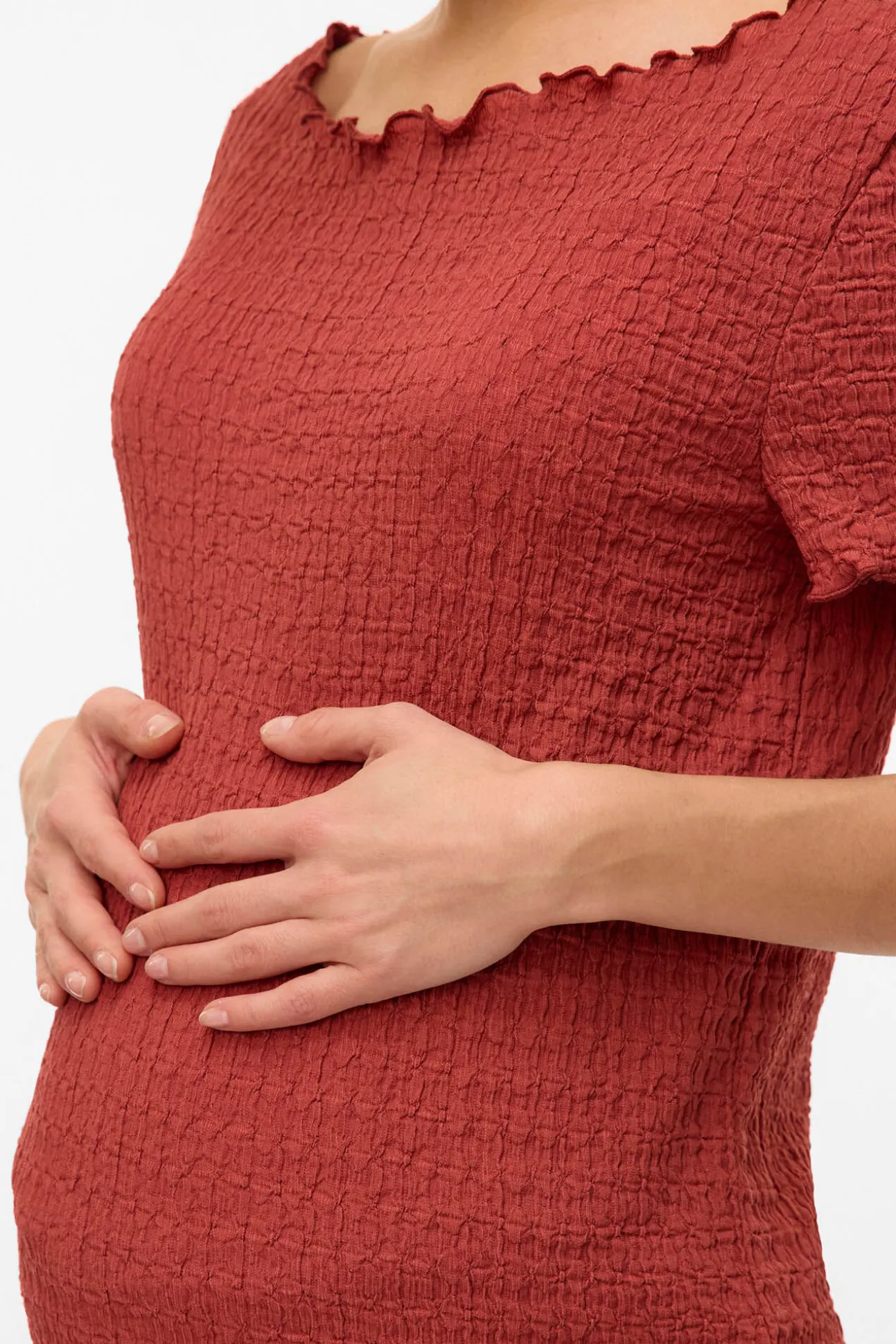 Top de manga corta maternity